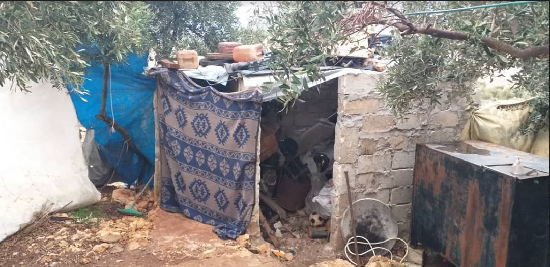 A family lives in a room was used as a hen coop!