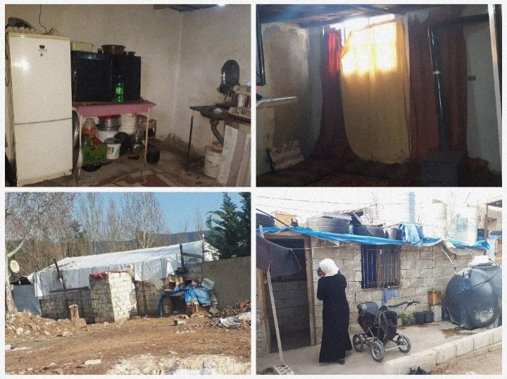 A family living in deplorable conditions