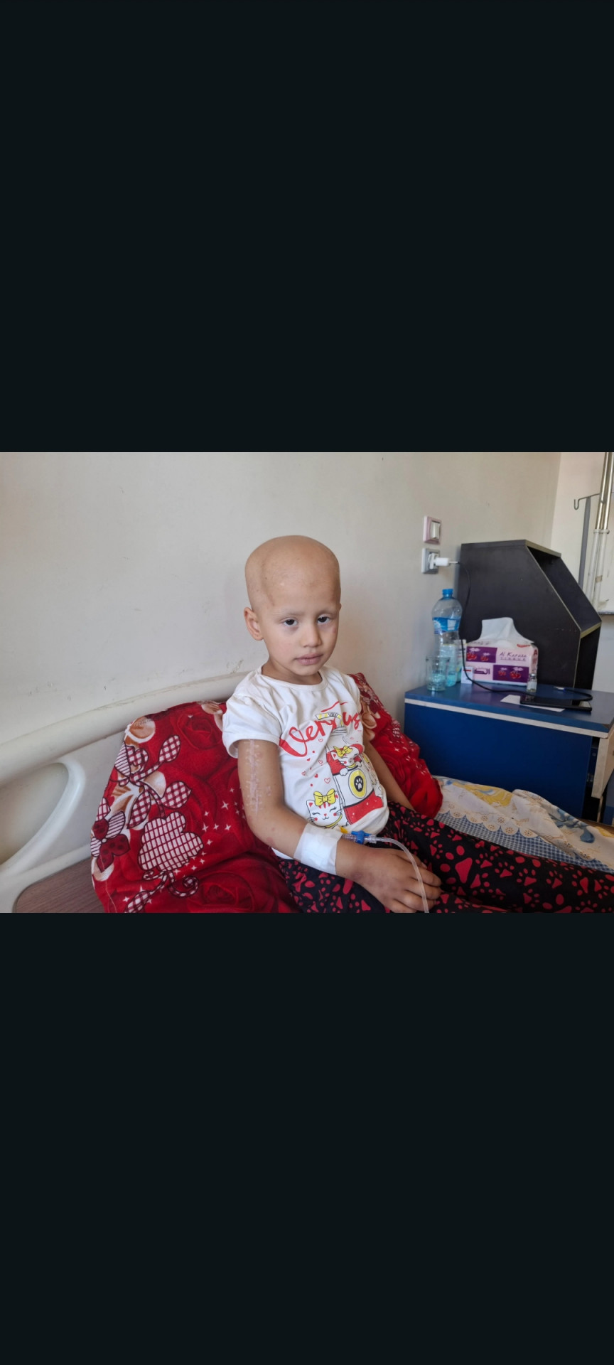 Cancer is stealing away her fragile childhood.
