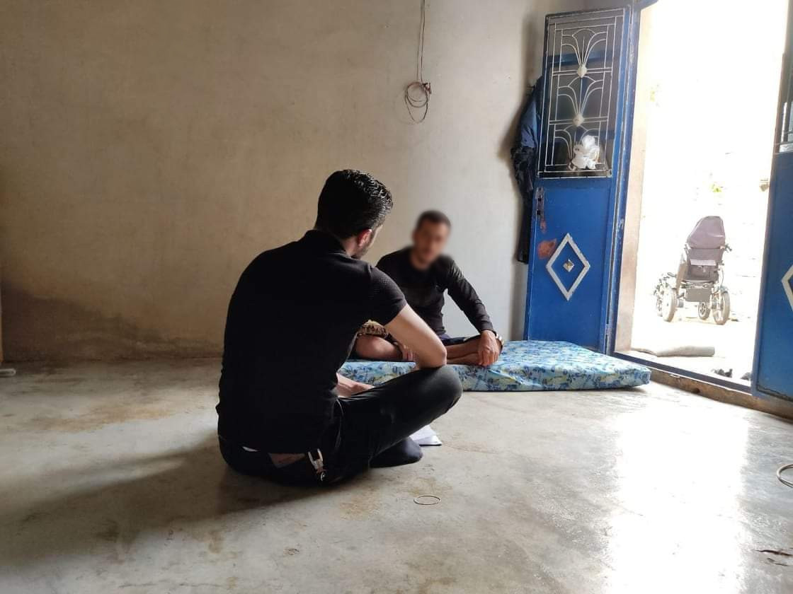 Abdo is with hemiplegia due to an injury