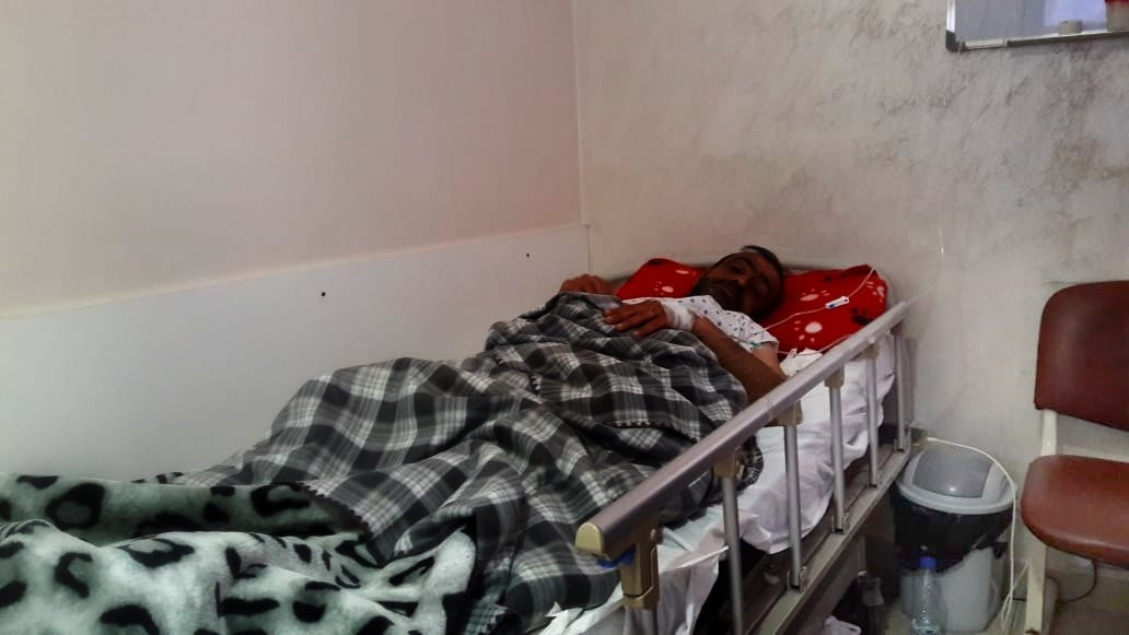 The foot infection prevent Ibrahim from work