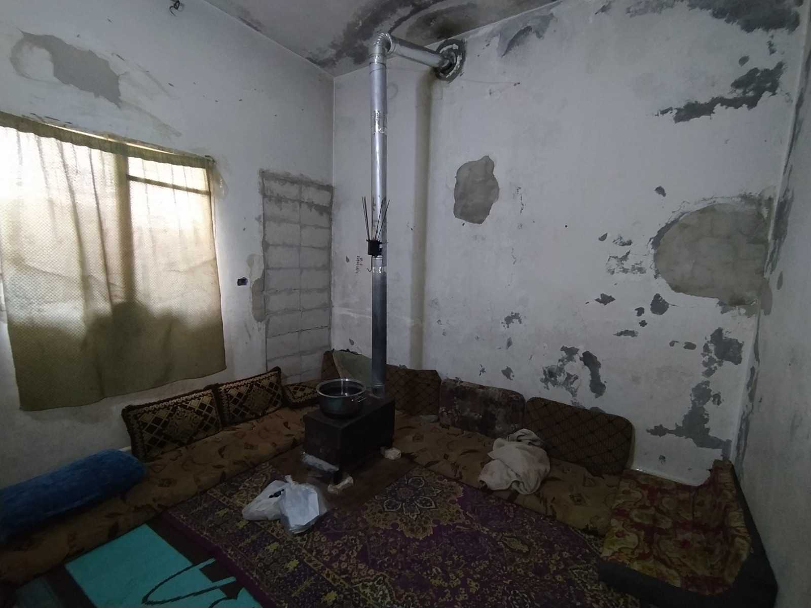 A poverty-stricken family with a difficult living situation