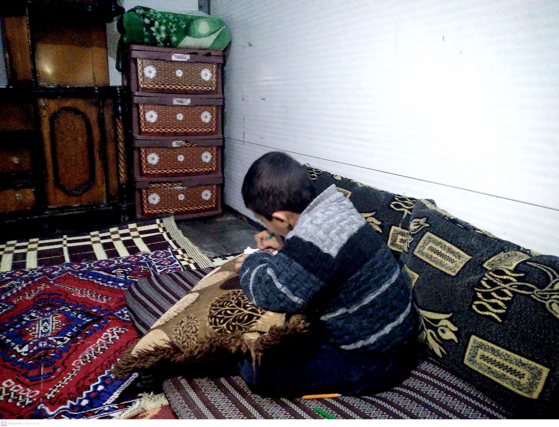 Mustafa is an orphan from Aleppo