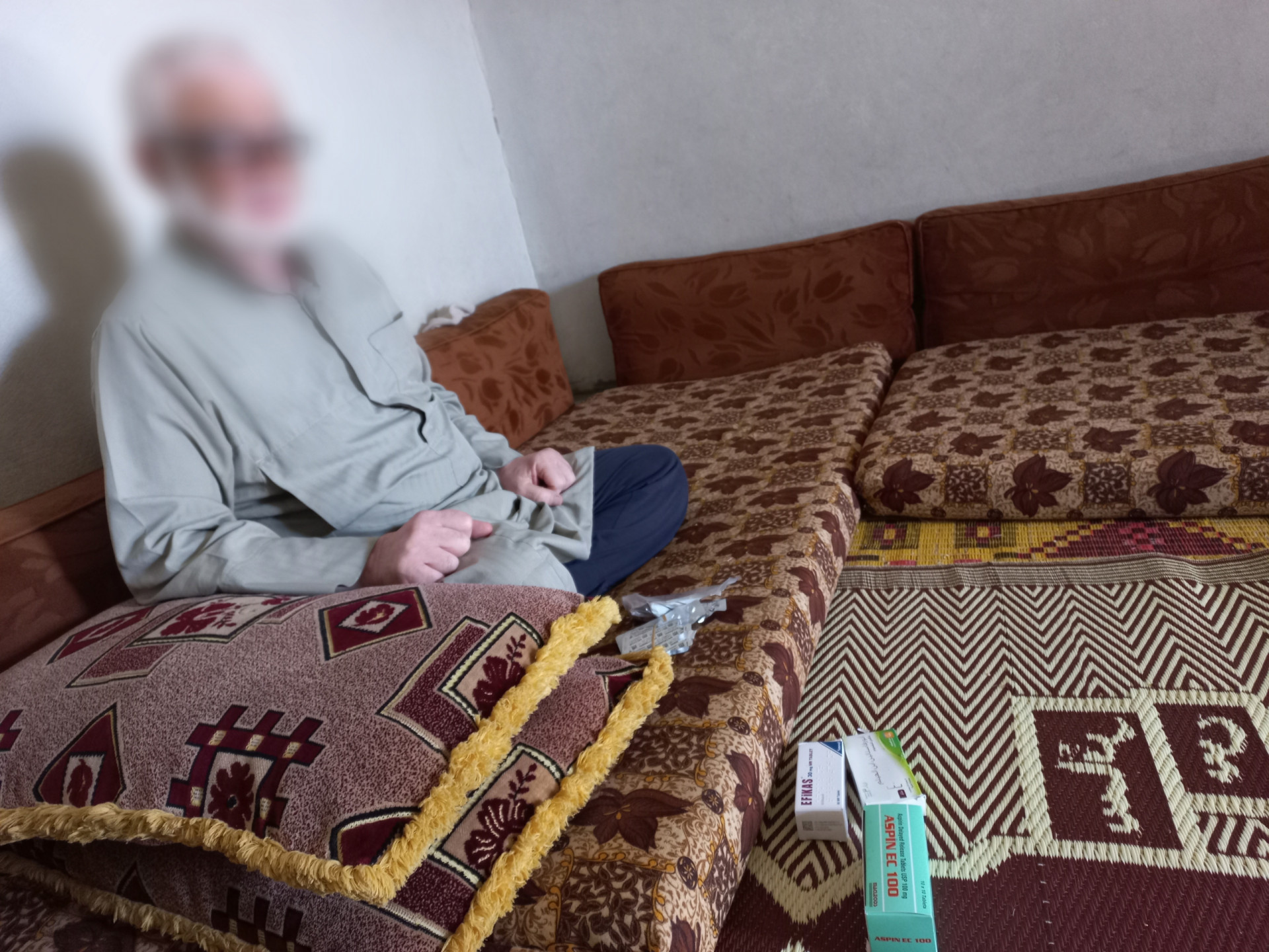 Mousa had a heart attack and is in urgent need for a surgical intervention