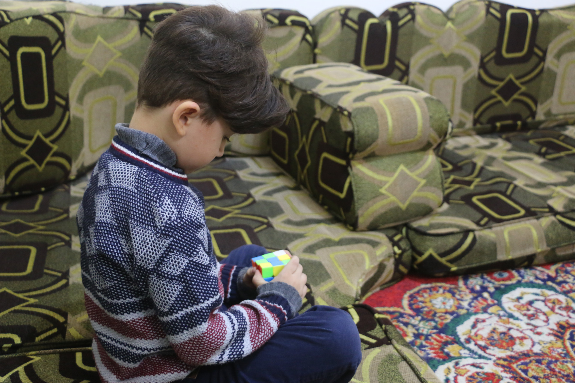 Zain ist ein Halbwaisenkind aus Damaskus