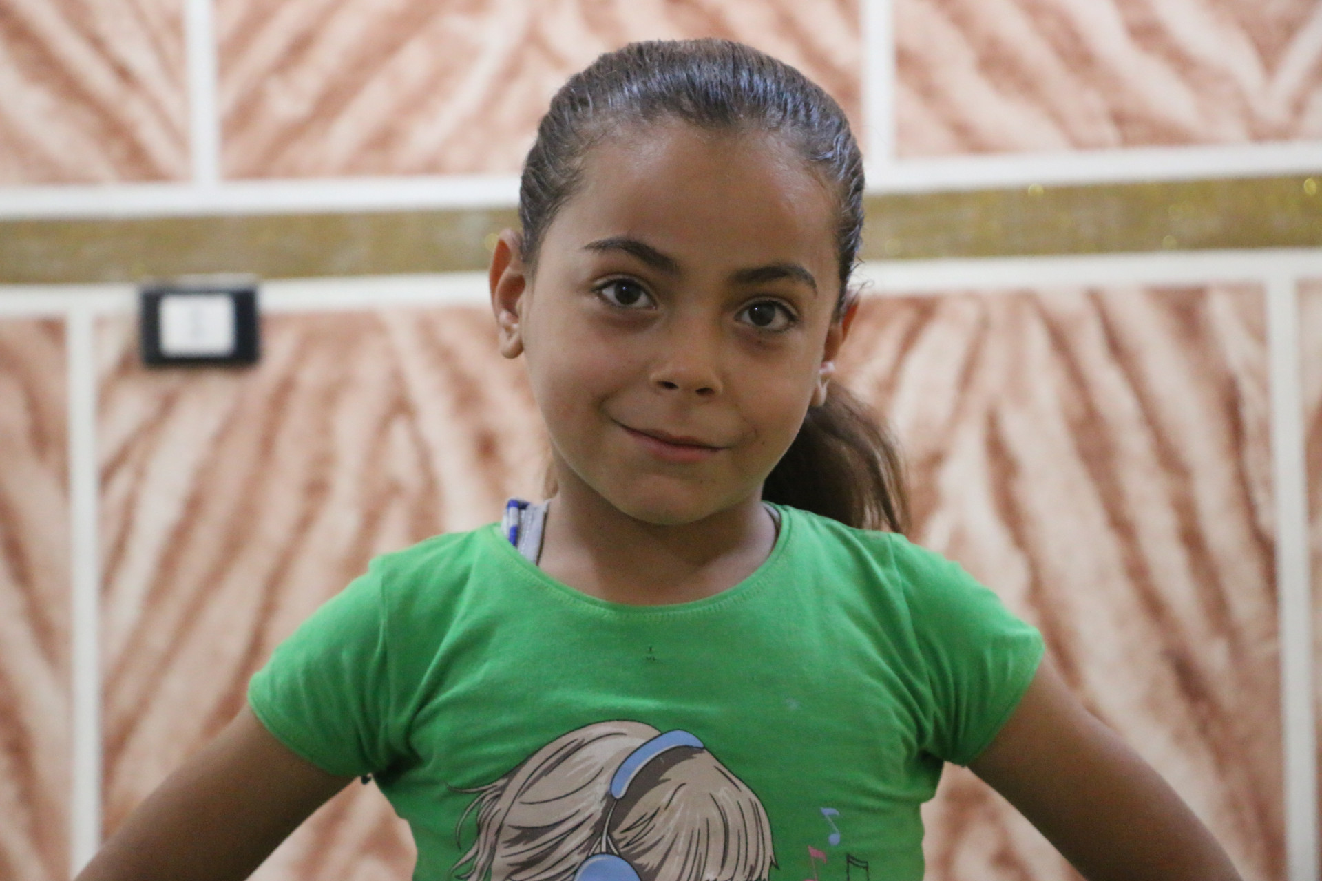 Safa is an orphan girl from Aleppo