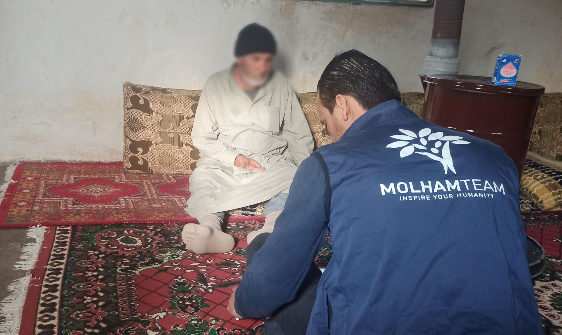 Abdullatif and his family live in a difficult living situation