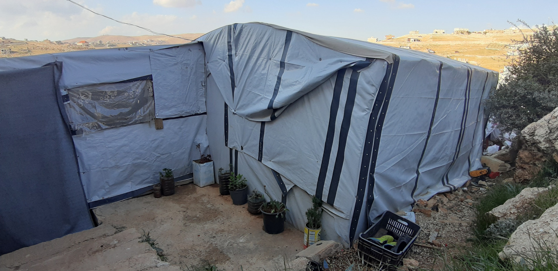 A displaced family has no income