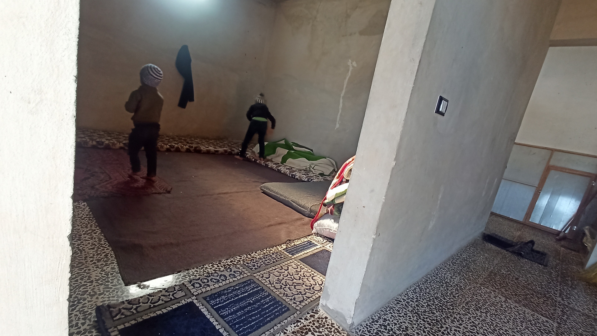 Isra'a and her family lost their provider by bombardment