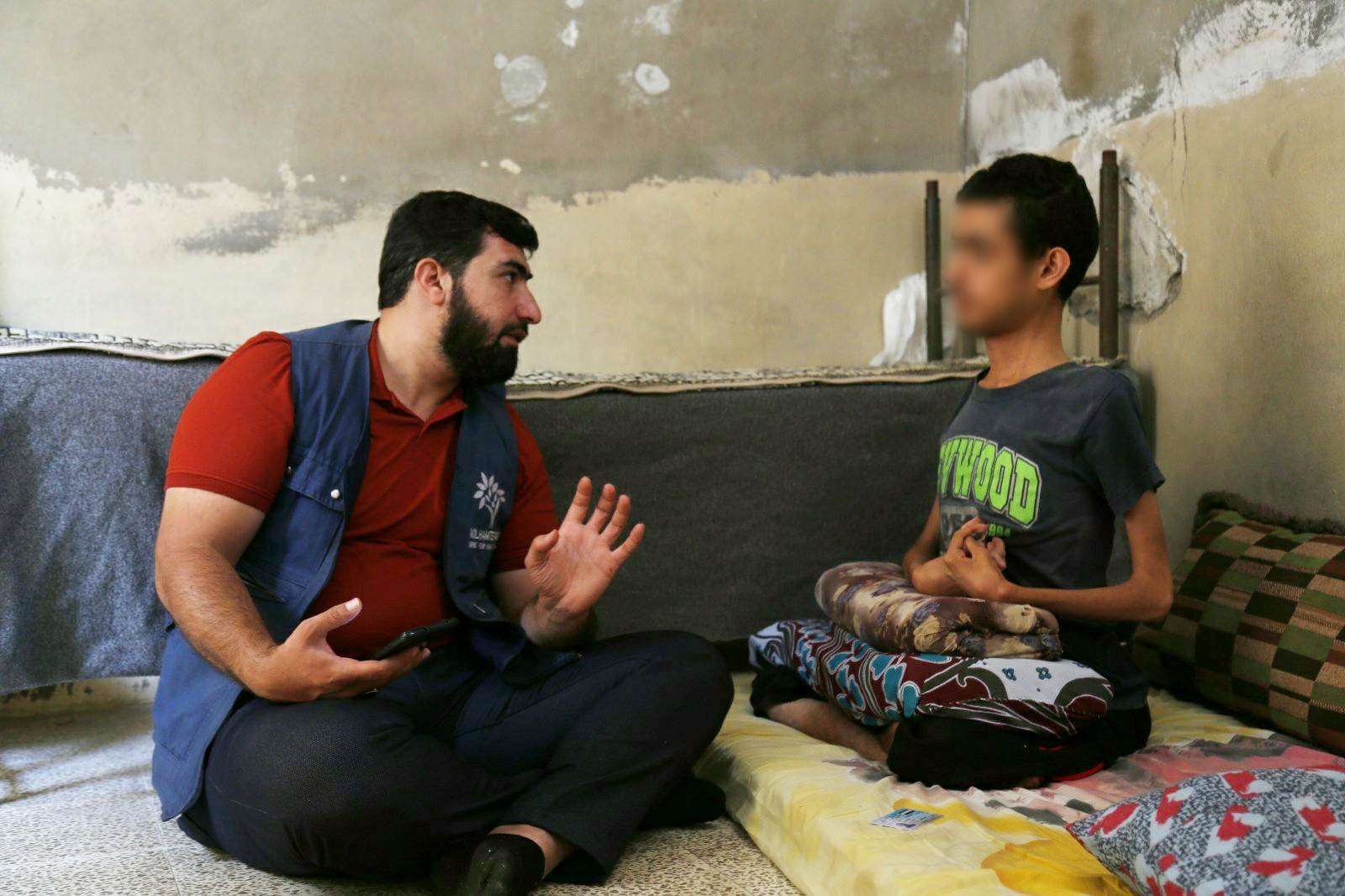 Abdullah has chronic illnesses, and his son has muscular atrophy.