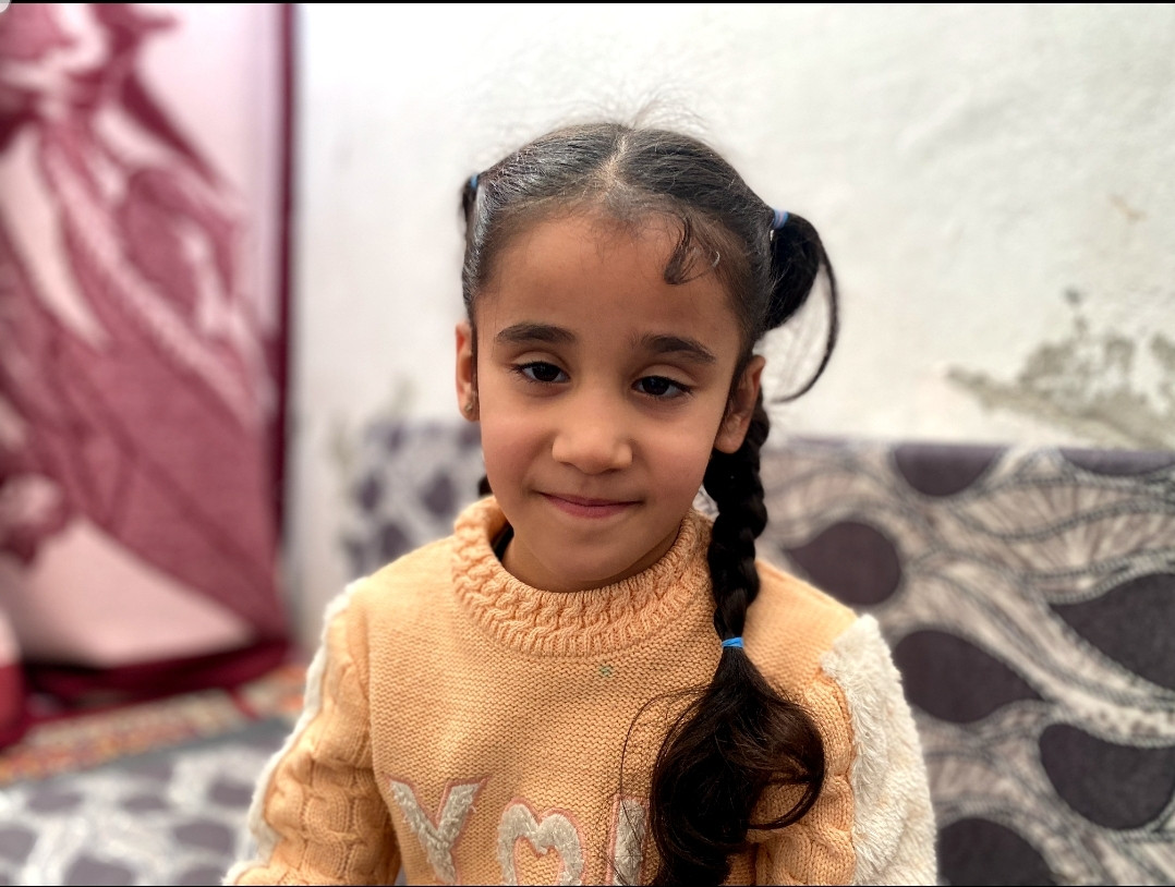 Rawan's eyes are full of sorrow...