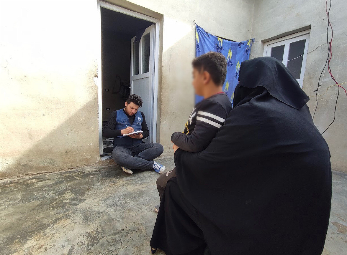 he has severe backache and his 7 years old son needs treatment for cancer
