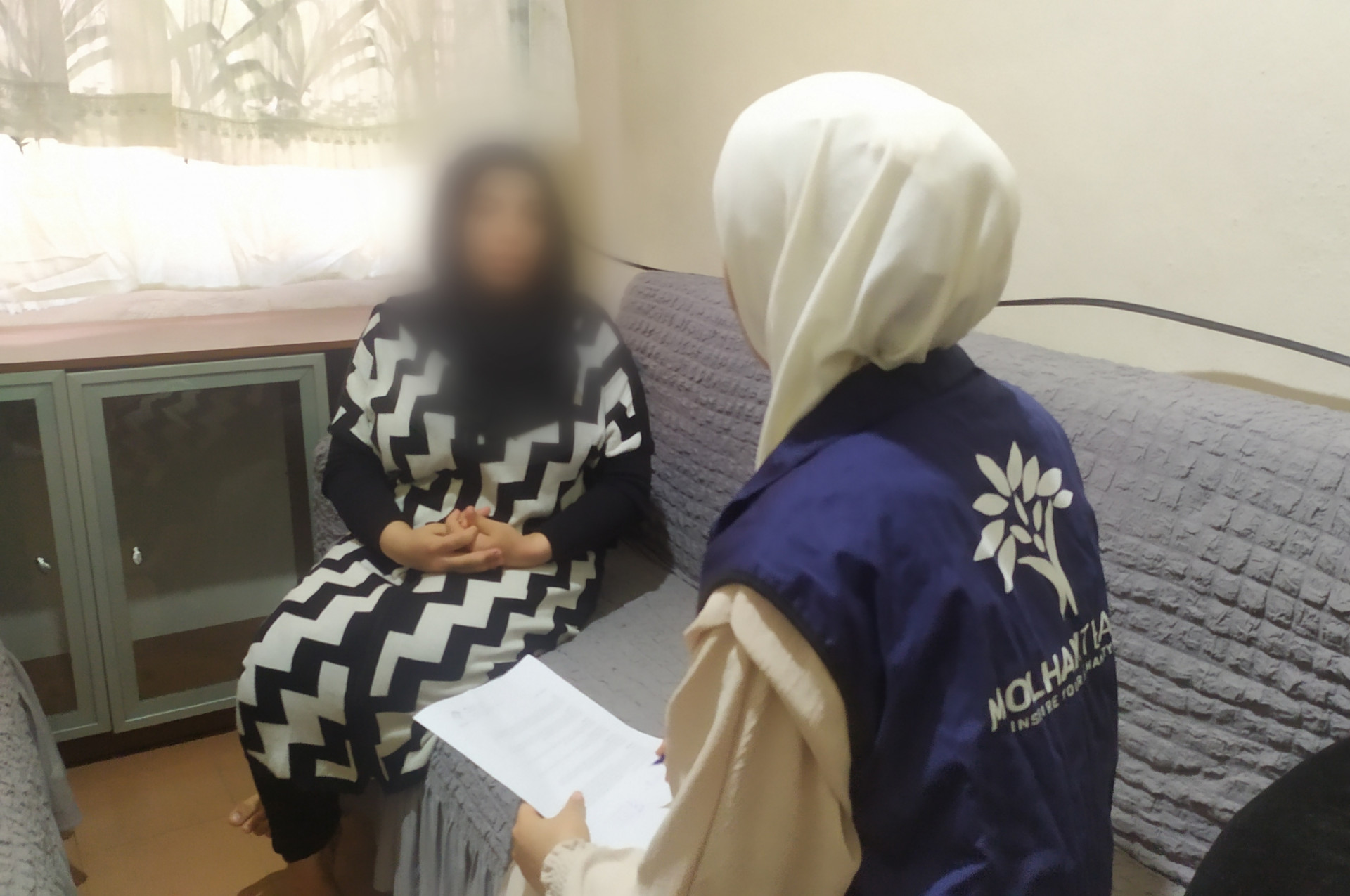 Her difficult health condition forced her husband to intermittently leave his work to take care of her and baby