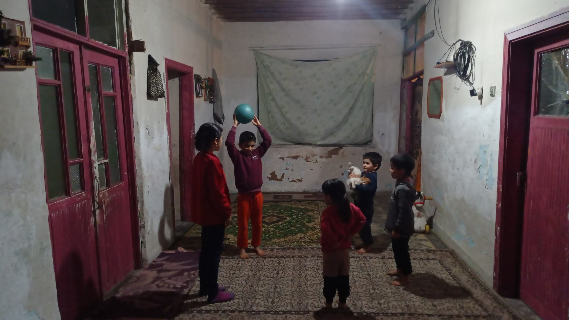 A family sells the furniture to feed the kids