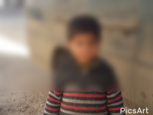 Motaaz, an orphan child from idlib