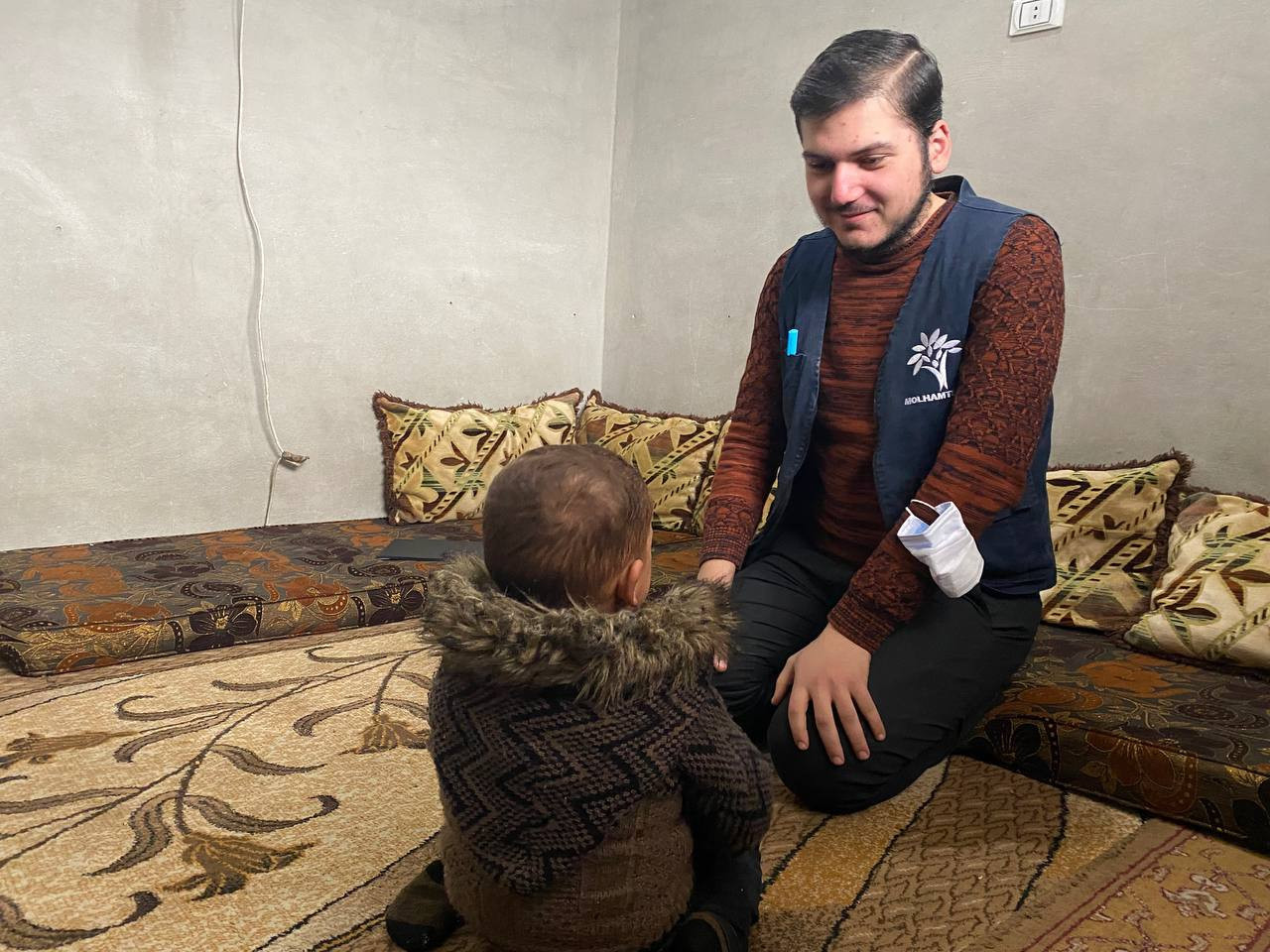Ahamd is with hearing impairment