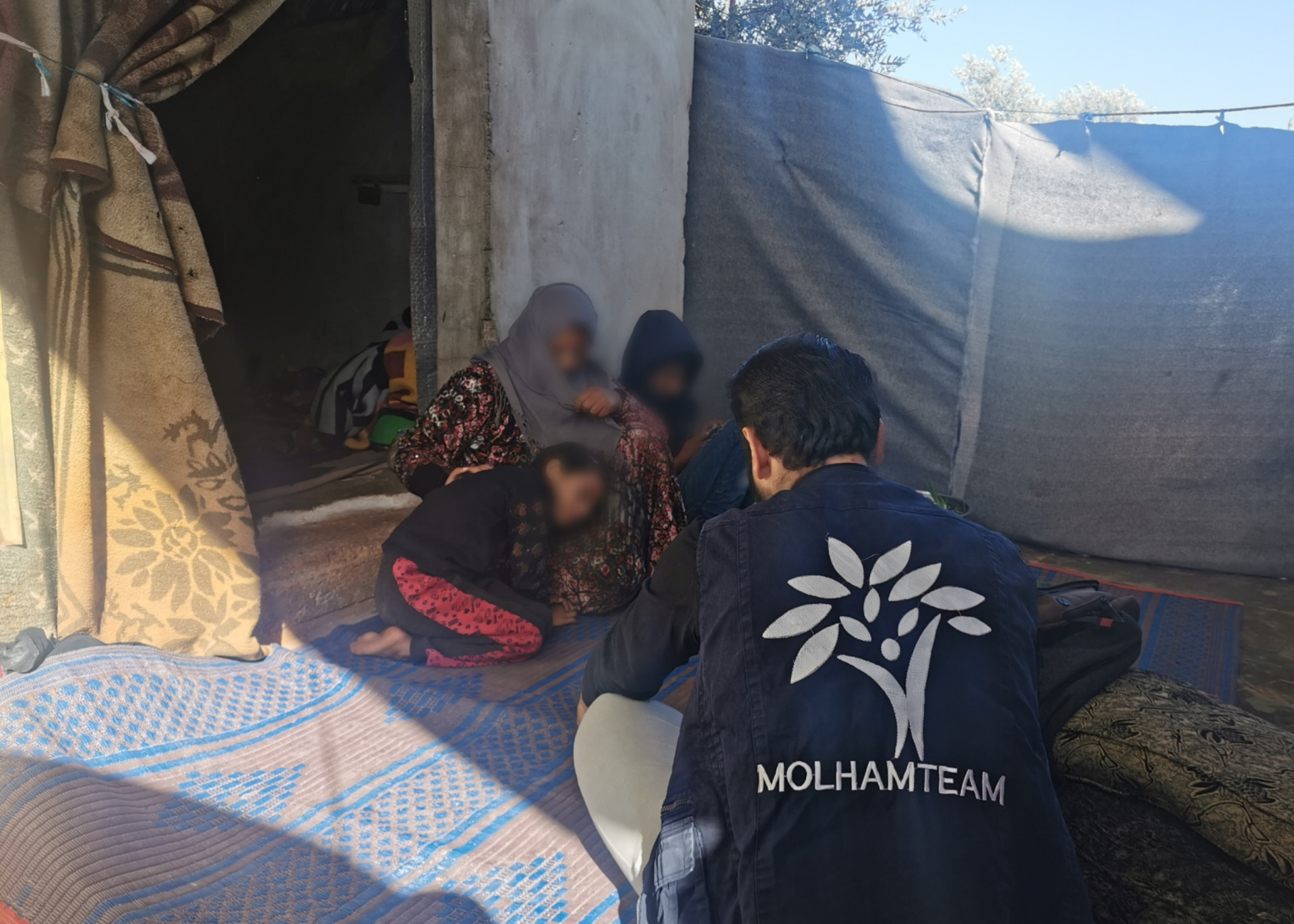 The basic needs are a dream for Khadija and her children