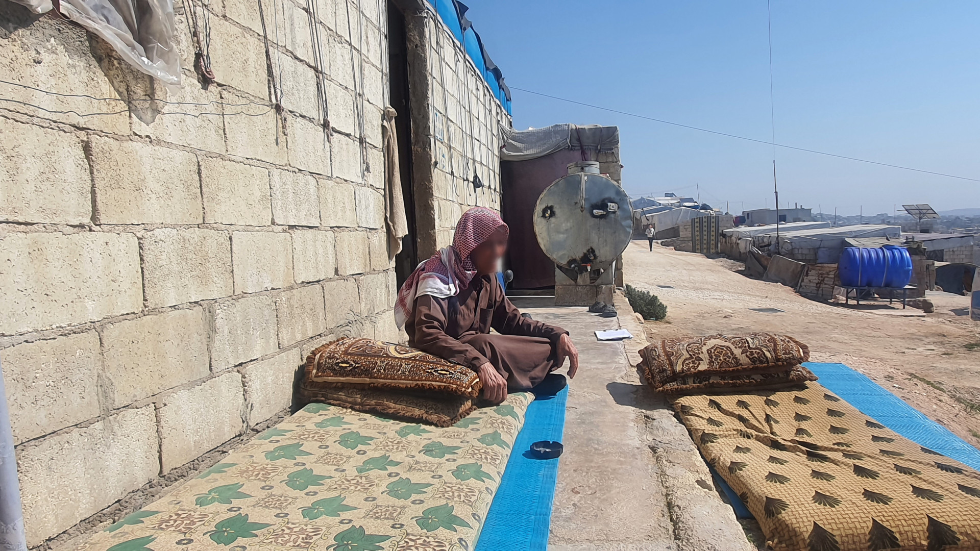 Abdullah's family is living in a tragic situation sue to the earthquake