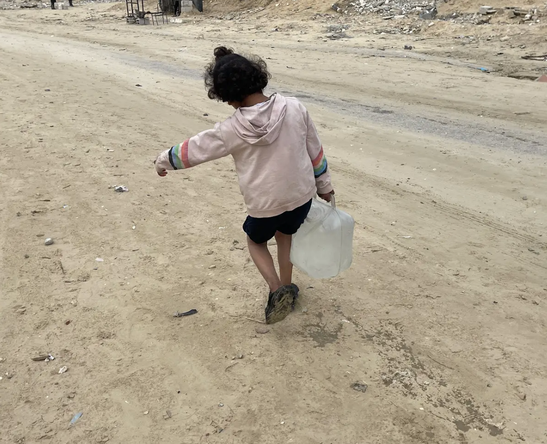 سقيا ماء في غزة