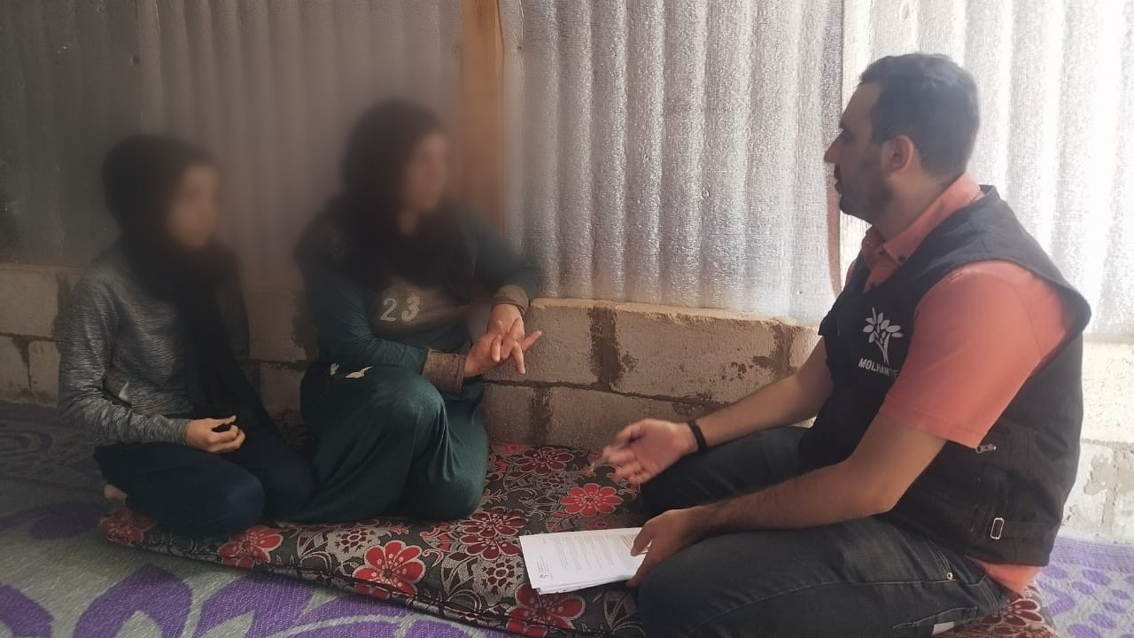 She suffers a lot for her children, who were left without a breadwinner after the death of their father