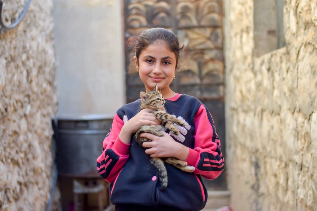 Jana, an orphan from Idlib