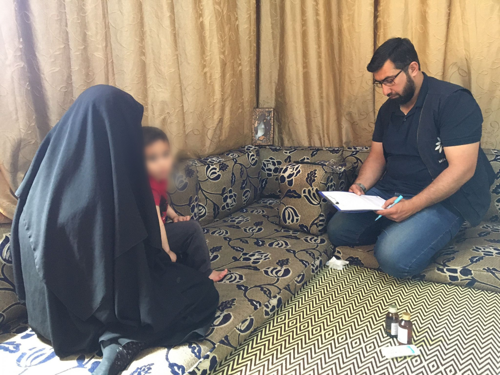 Muna and her family lives in a miserable rented room