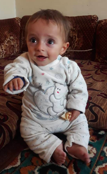 A baby girl in need for calcium injections