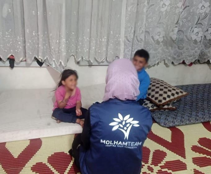 The family lives in terrible circumstances