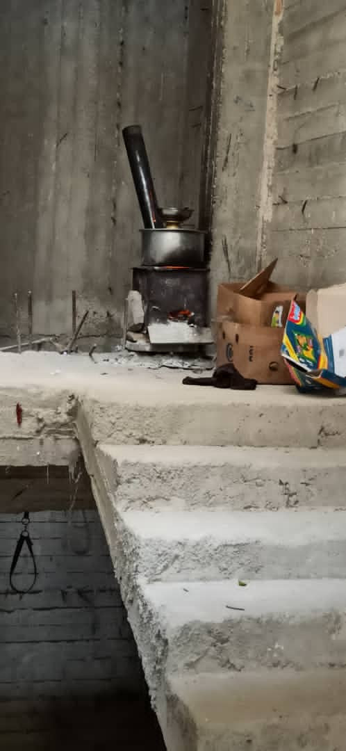 They live in a simple room in dire need of help