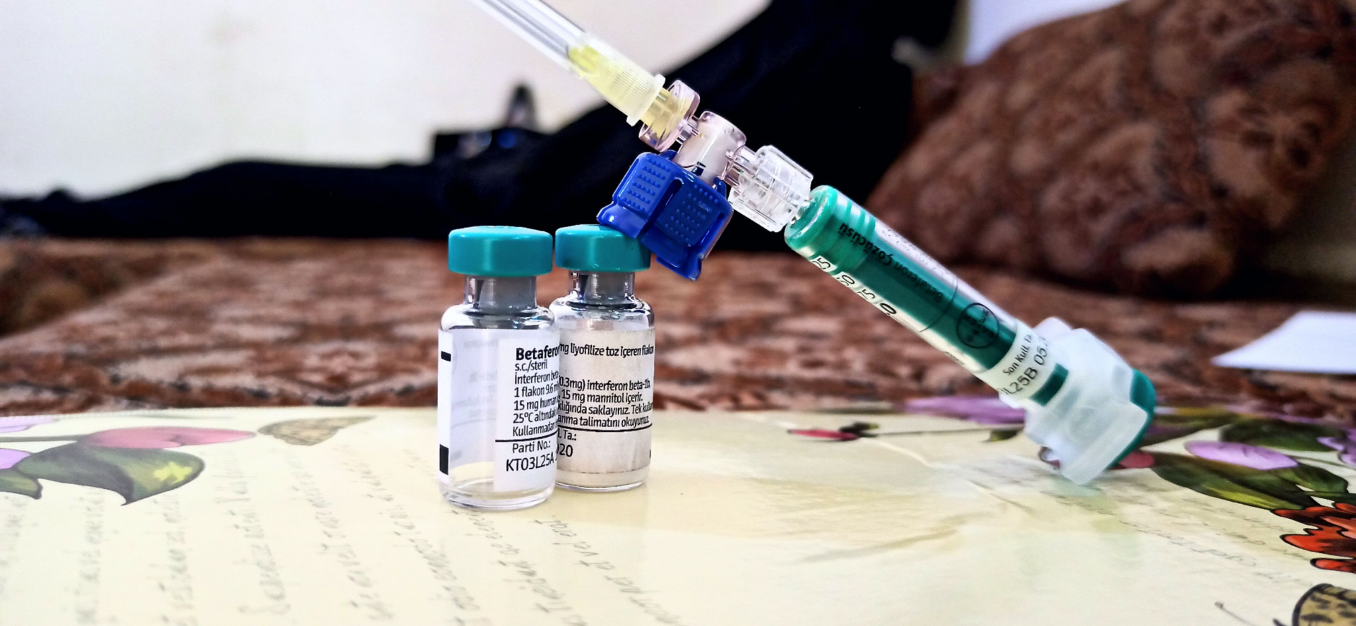 Nawal suffers from multiple sclerosis and needs treatment