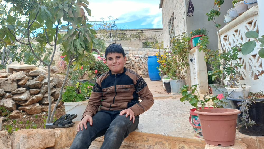 محمد طفل يتيم من مدينة ادلب