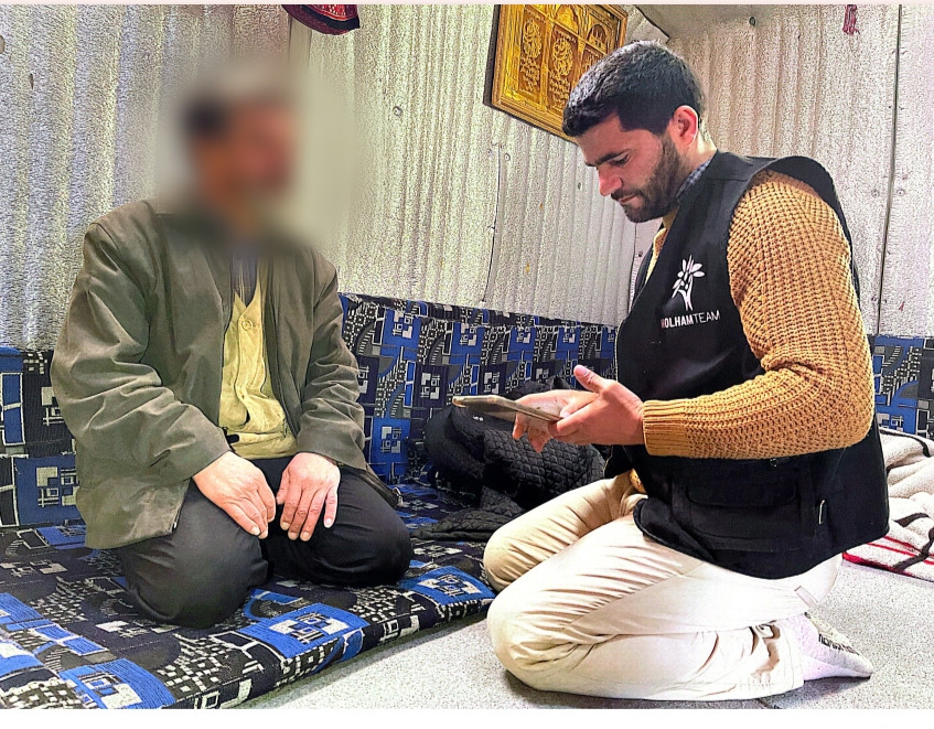 Brother Ghassan is awaiting your generous donations to restore his eyesight. Will there be anyone to respond to him?