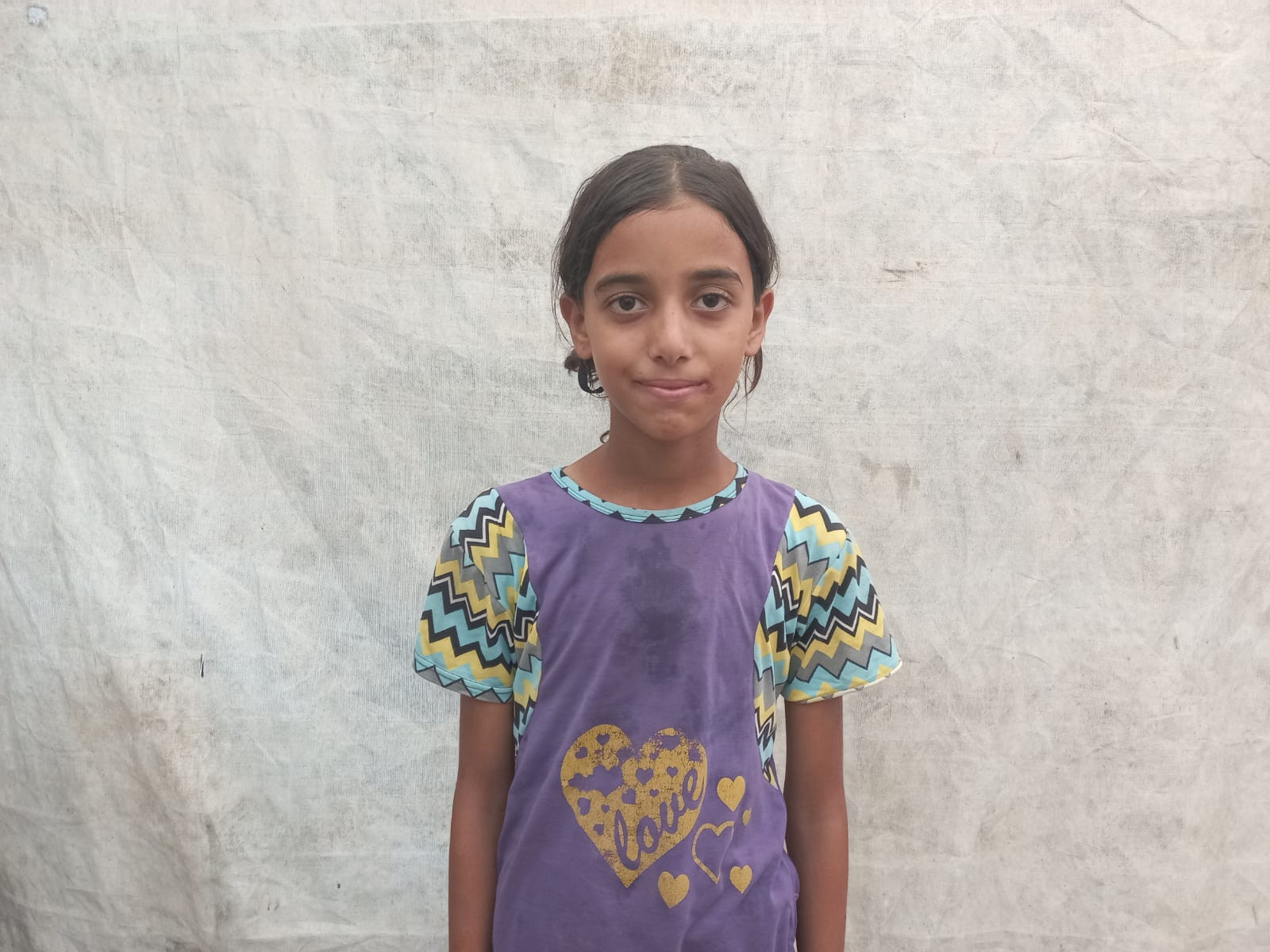 الطفلة ليلاس من أيتام غزة......