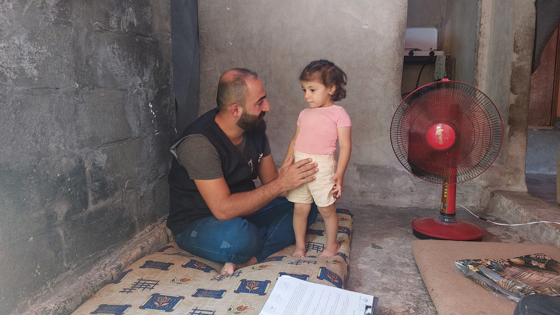 A child needs medical treatment and follow-up.
