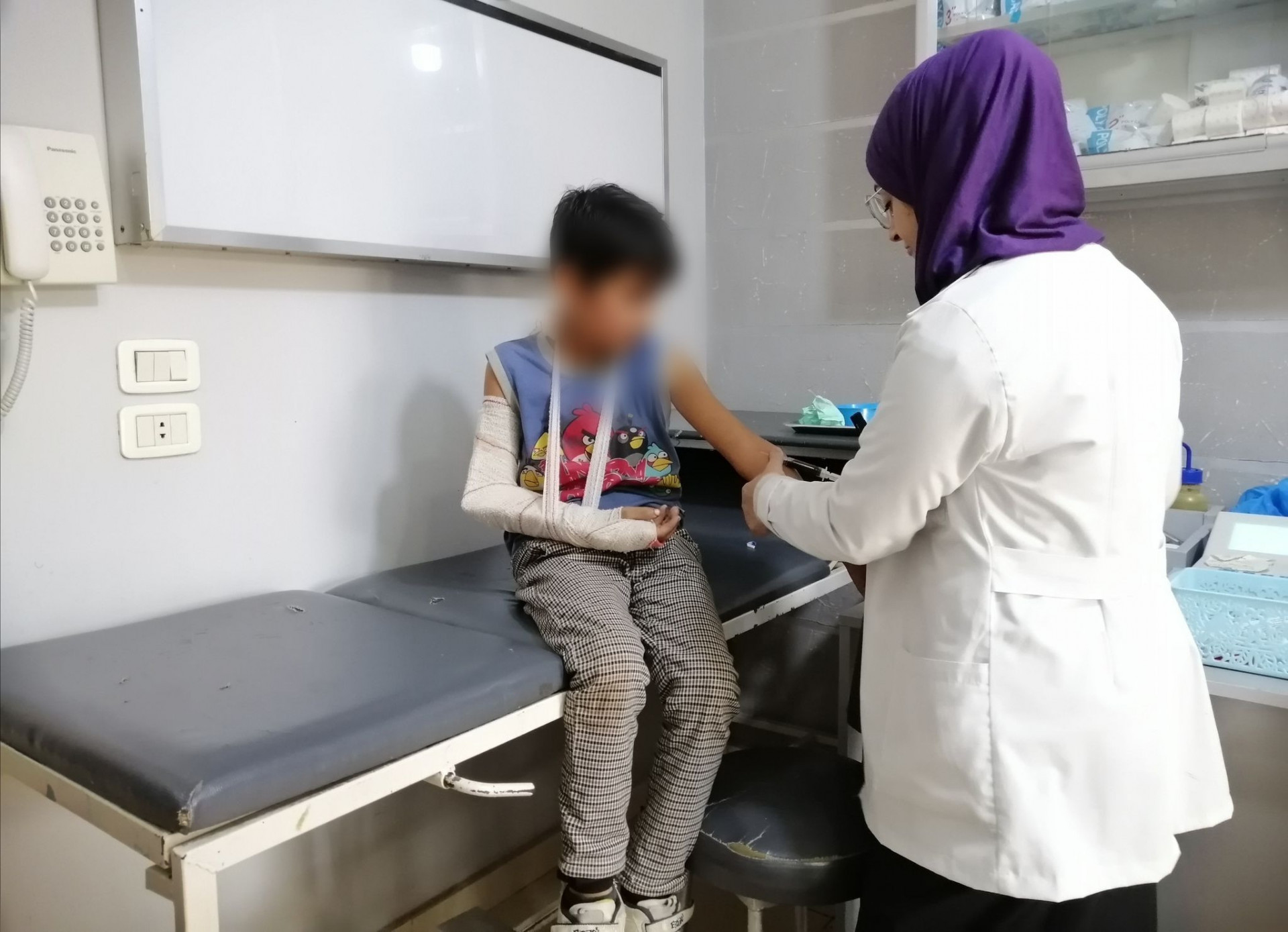 An orphan child needs surgery