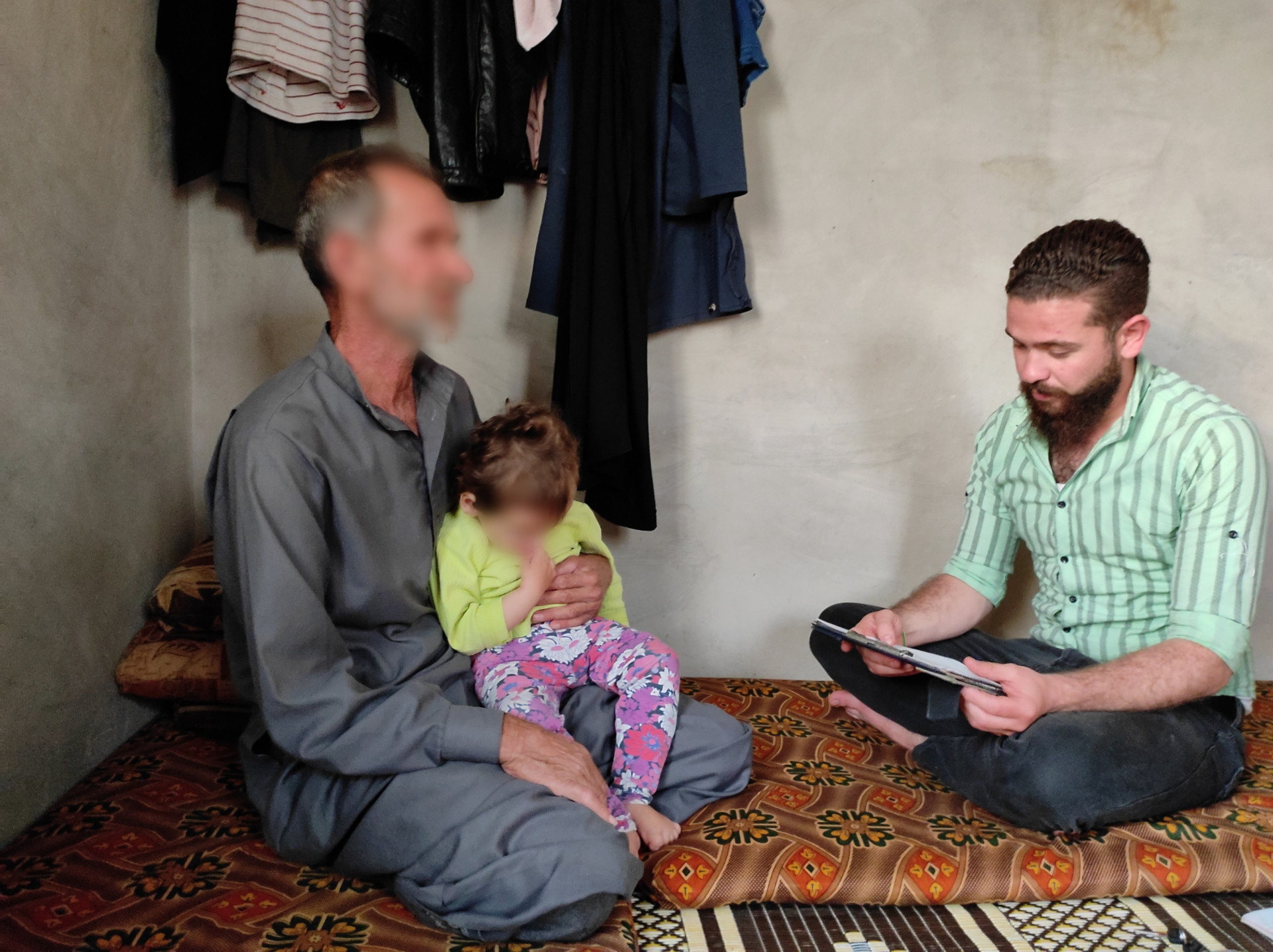 Rahaf suffers from cerebral atrophy and miserable conditions