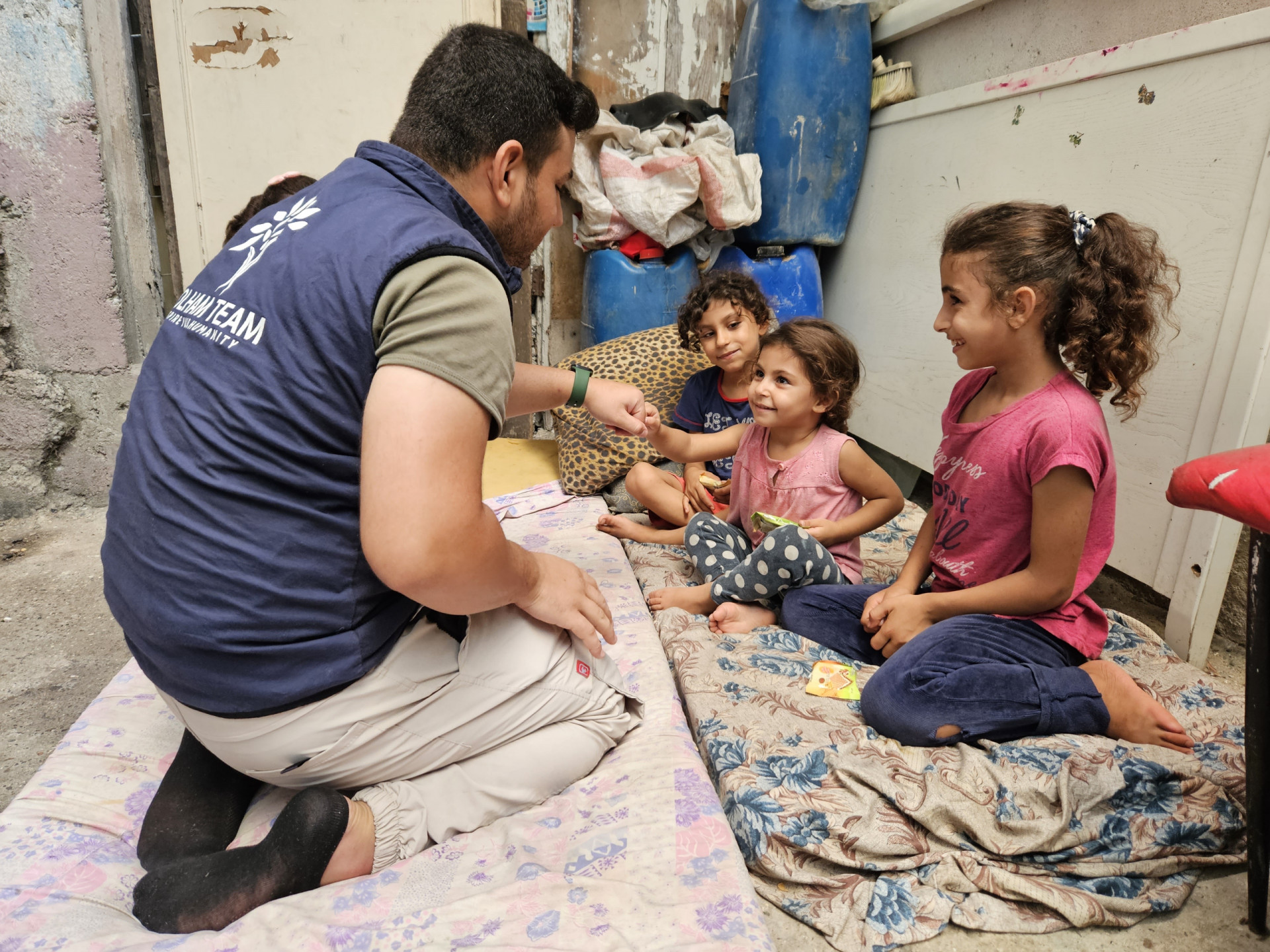 Helplessness and desperation have peaked in Ahmad's and his six children's lives.