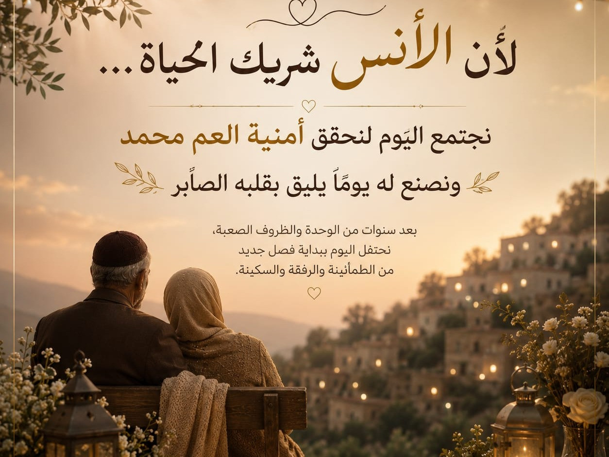 عريسنا العم أبو يحيى