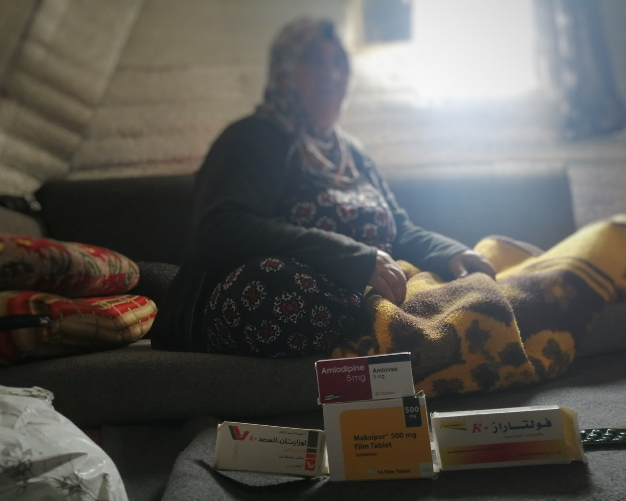 Amina is a widow and needs urgent cardiac catheterization