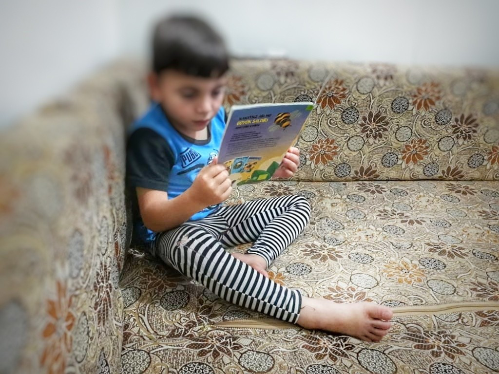 He is two years old, and underwent 4 surgeries.