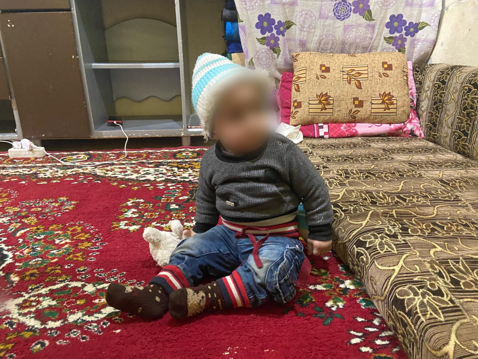 An almost two years old child needs operation