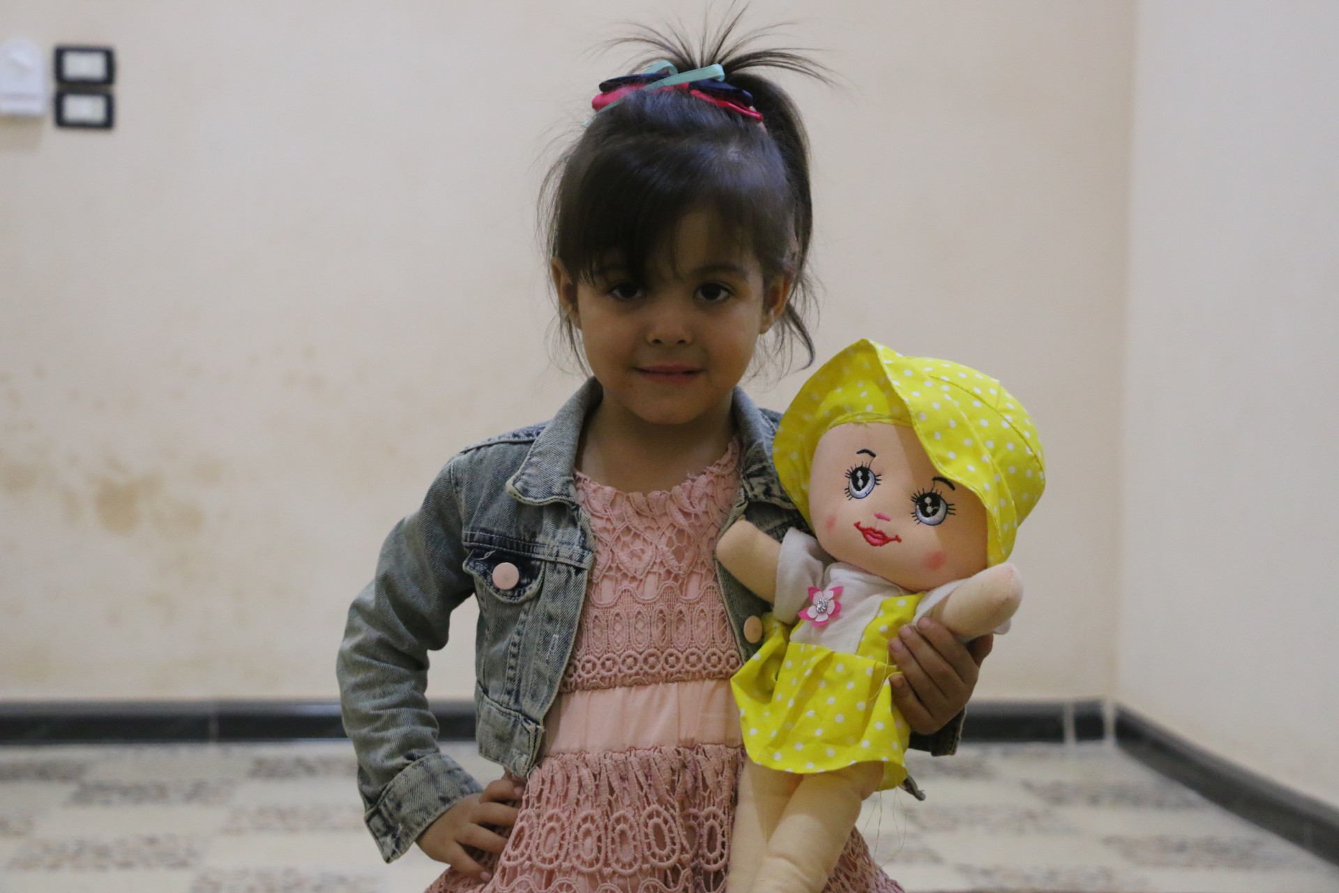 Maria is an orphan girl from the Aleppo.