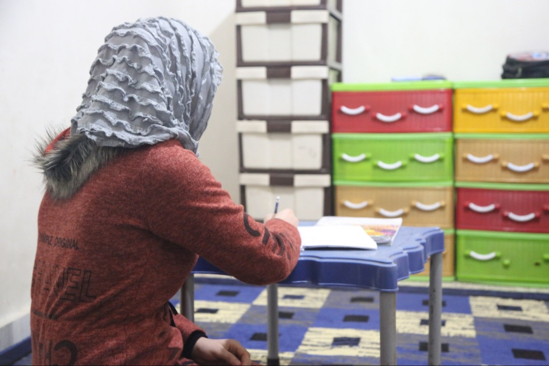 Hadeel is a girl from Idlib
