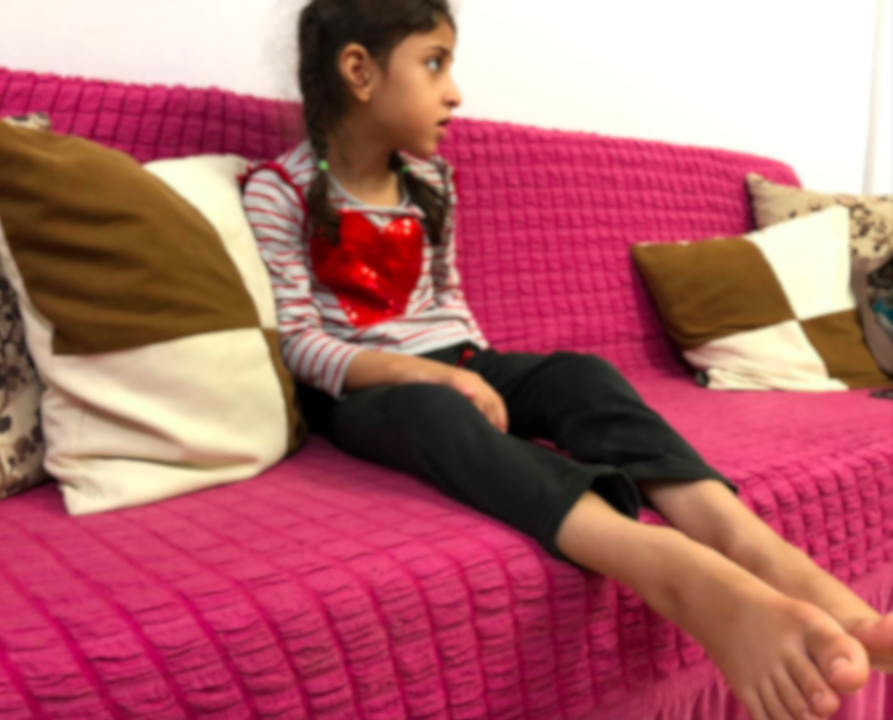 A little girl needs therapy