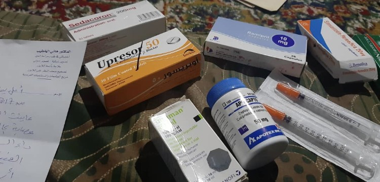 A sick woman in desperate need to get urgent medications!