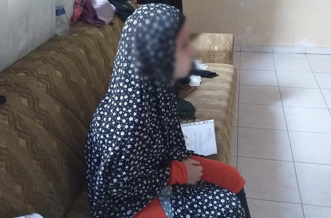Nisreen is with cancer and unable to work