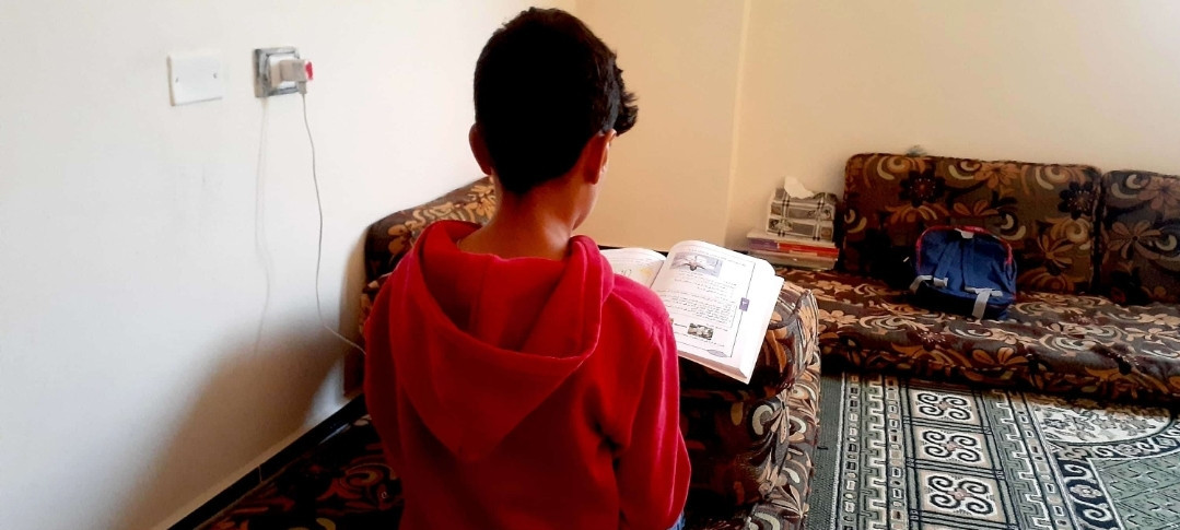 عبد القادر طفل يتيم من ريف حلب