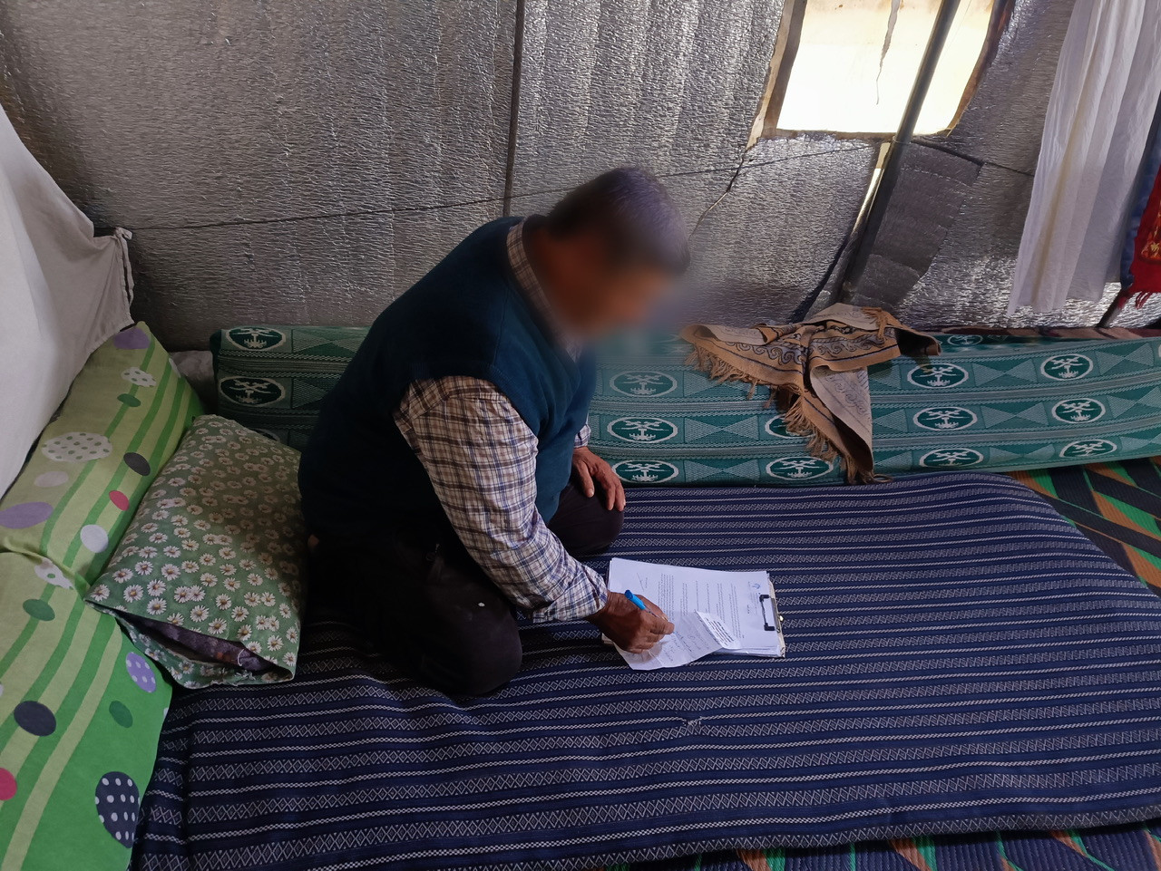 Ahmed suffers from severe vision impairment