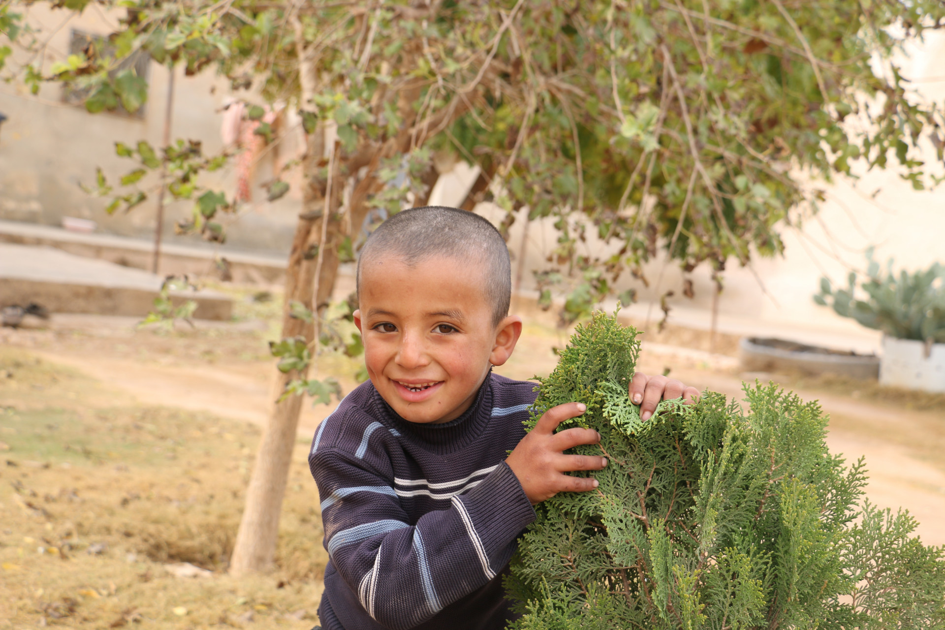 Abdulkarim is an orphan child from Raqqa