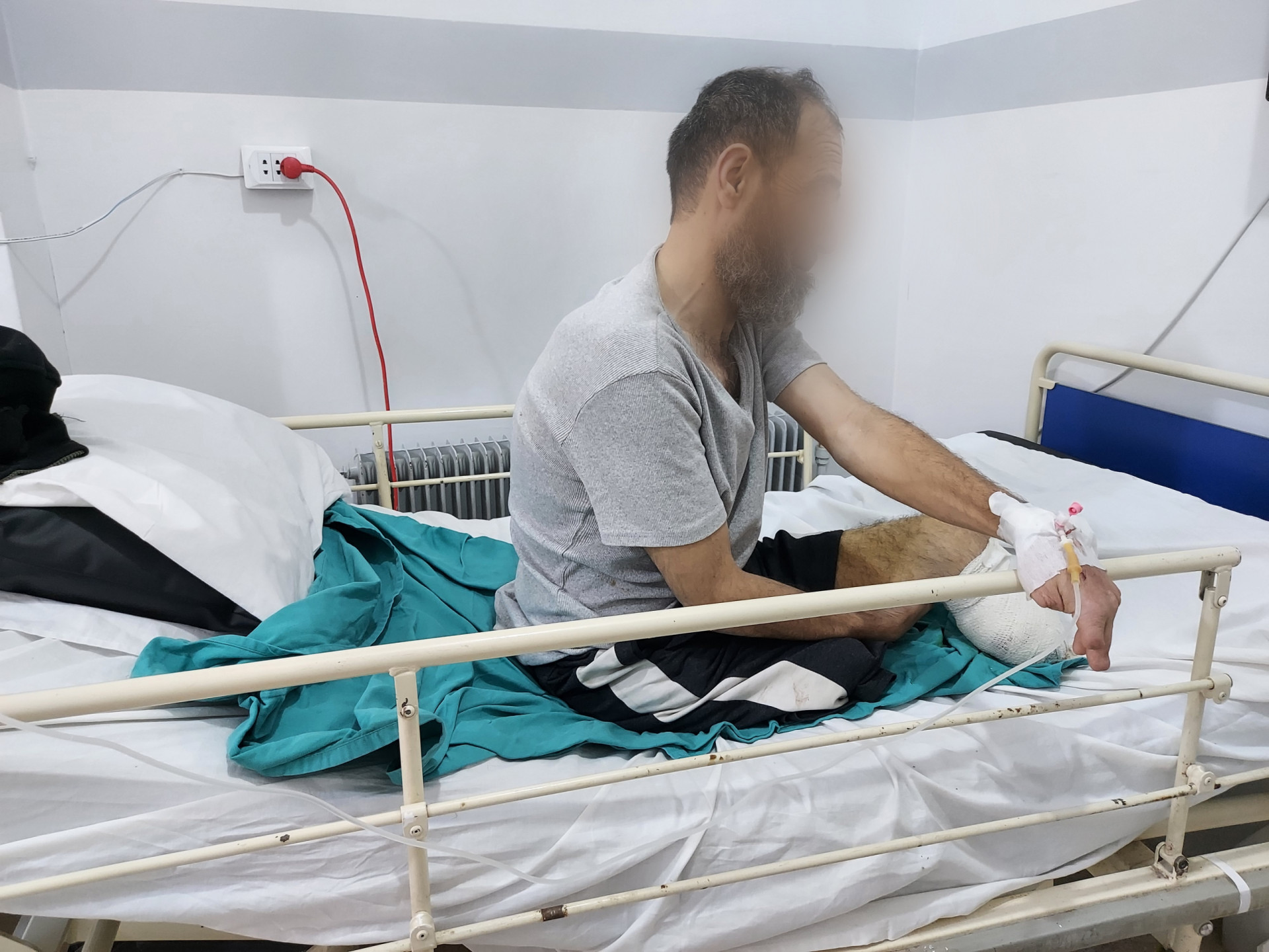 Mohammad is in dire need of endoscopy on his left ankle and treatment
